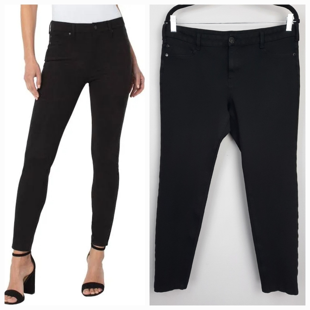 Liverpool Black Madonna Skinny Legging size 12
